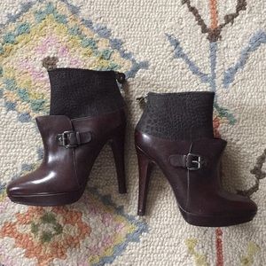 Caressa Hayden Dark Brown Boots Size 5M